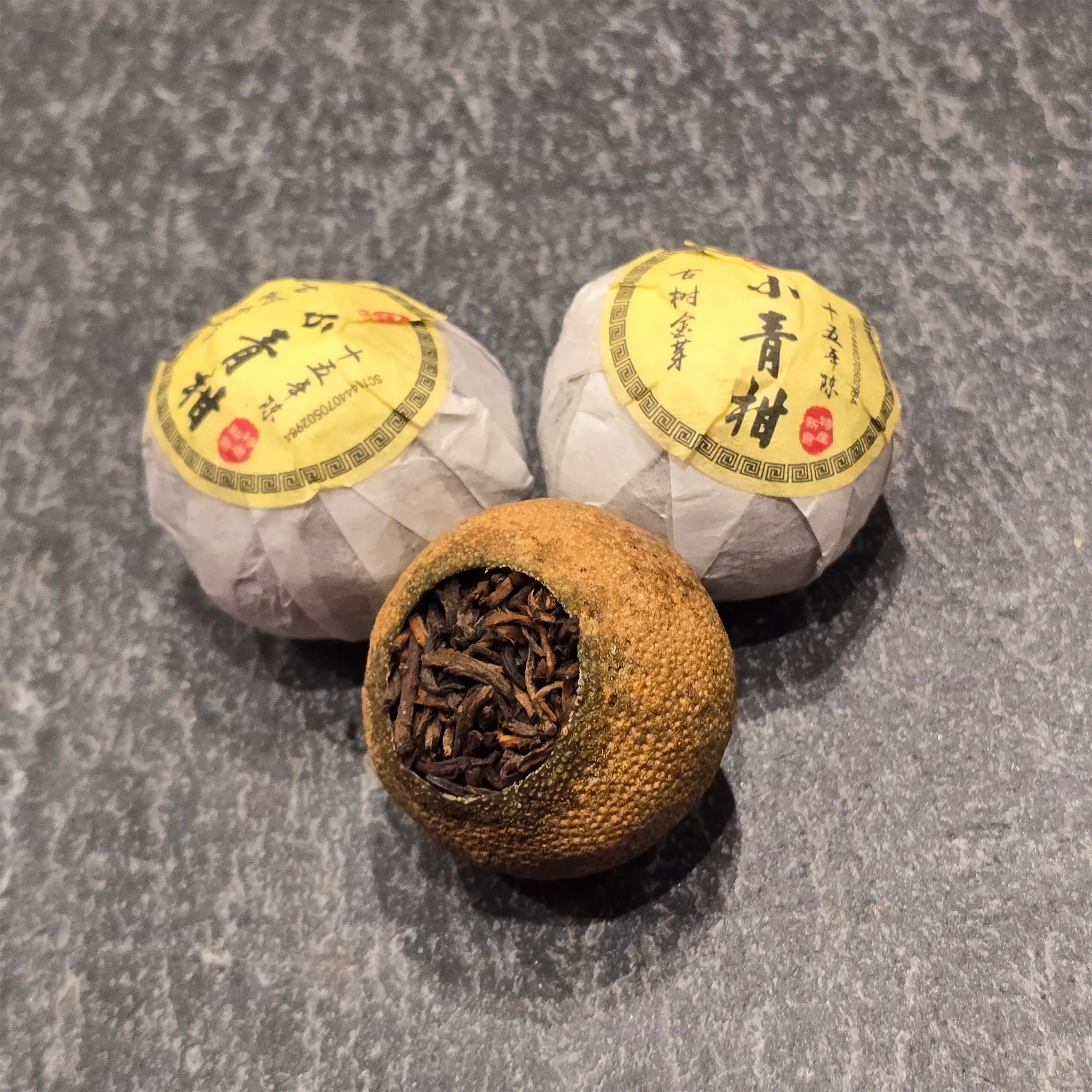 Pu'er Tea Oranges (Chenpi Xiao Qing Gan) - Great Tea!