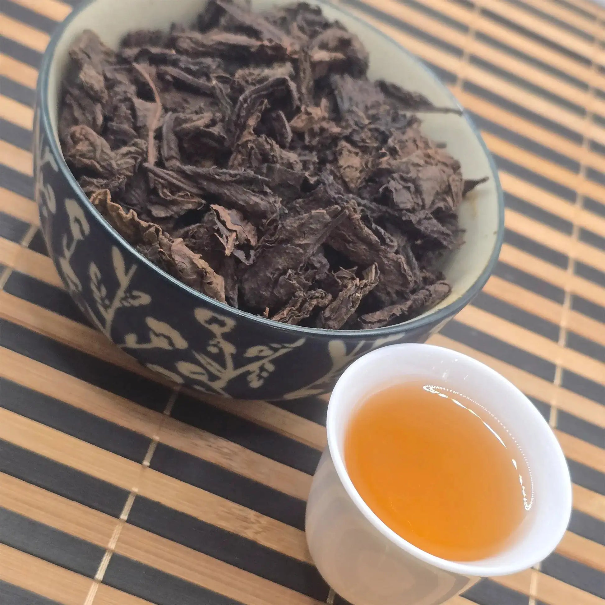 Rare, aged, Ripe Puer Tea, 2010 Gushu Daye Shu Puer Tea