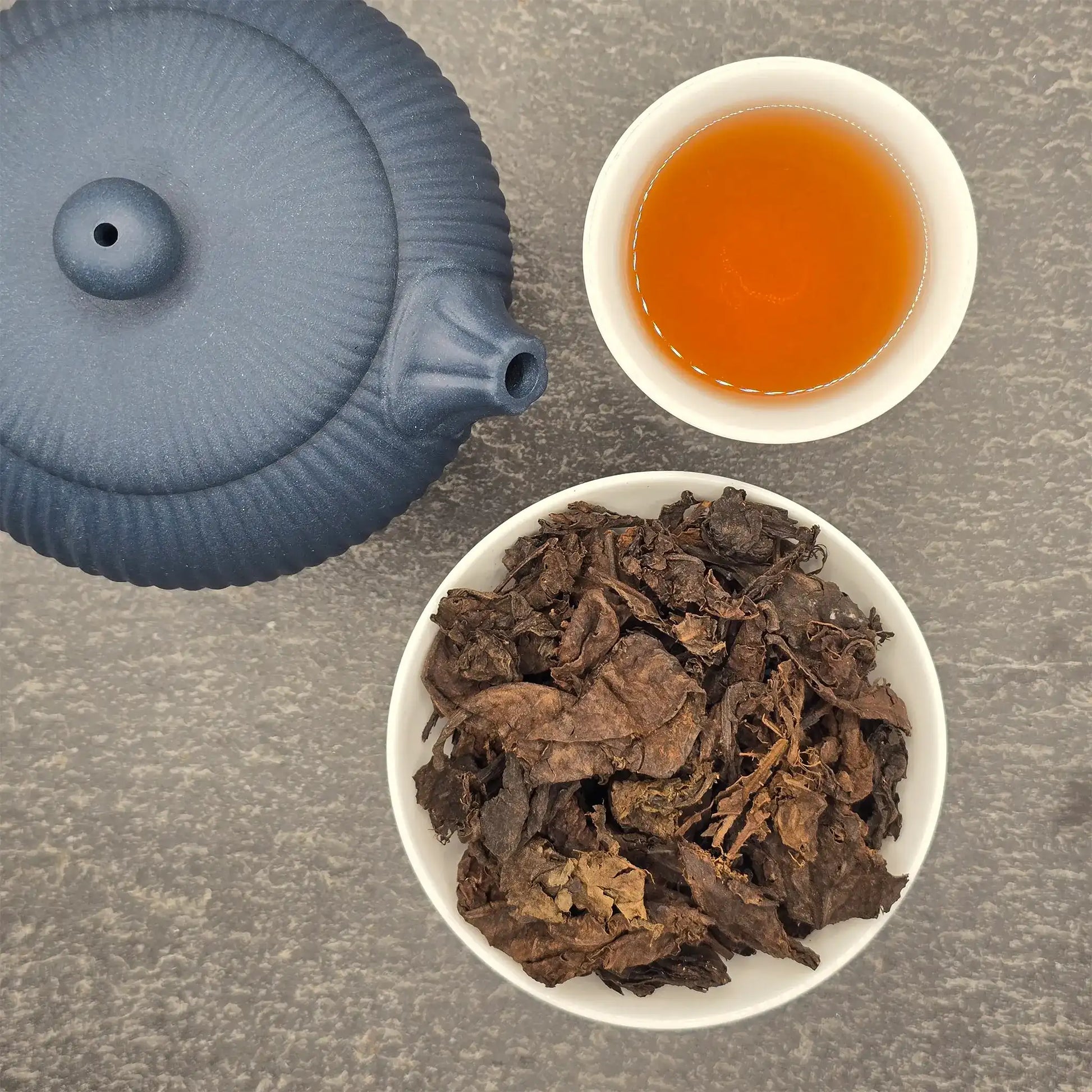 Rare, aged, Ripe Puer Tea, 2010 Gushu Daye Shu Puer Tea