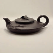 150ml, Bamboo Relief Zisha Clay Teapot