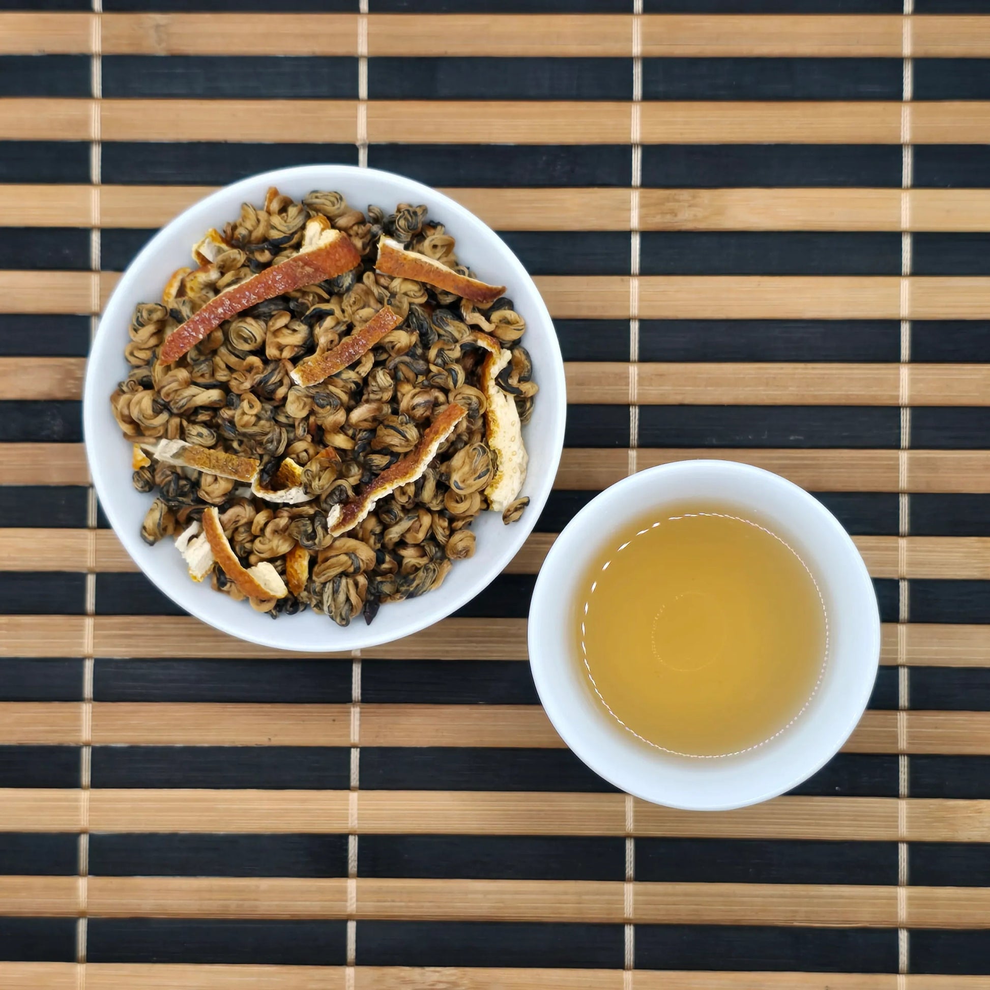 Golden Spiral Dianhong Black Tea with Tangerine Peel - Great Tea!