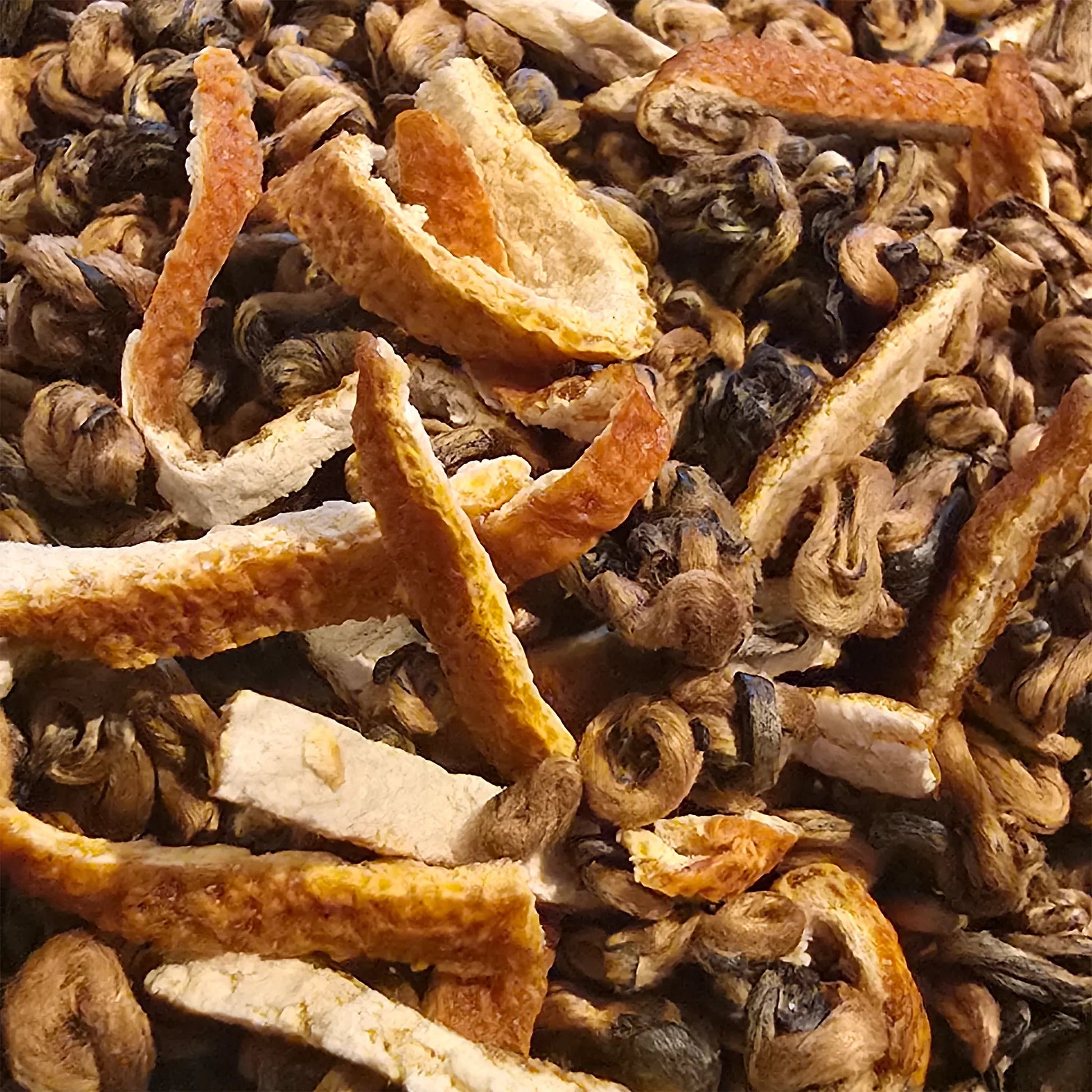 Golden Spiral Dianhong Black Tea with Tangerine Peel - Great Tea!