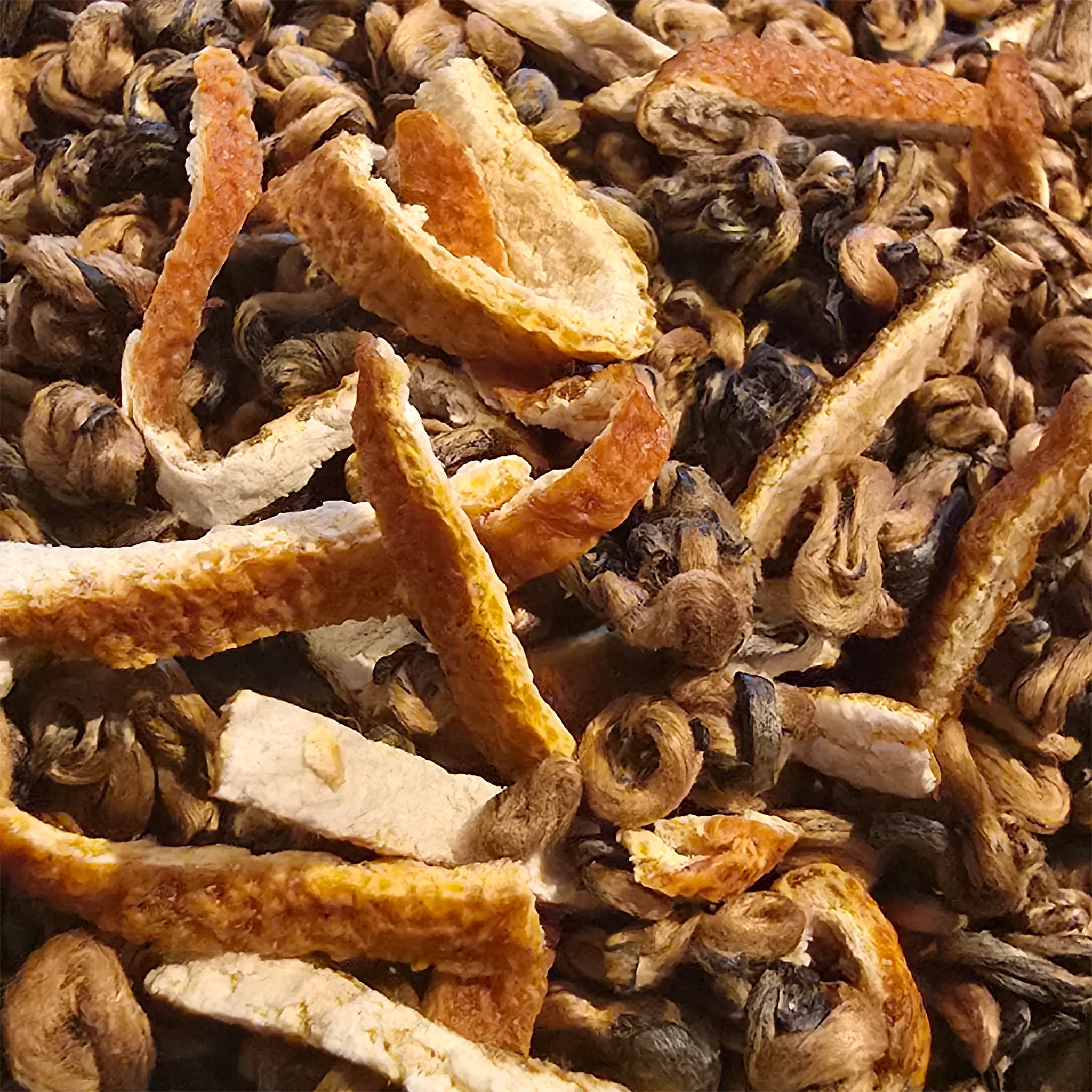 Golden Spiral Dianhong Black Tea with Tangerine Peel - Great Tea!