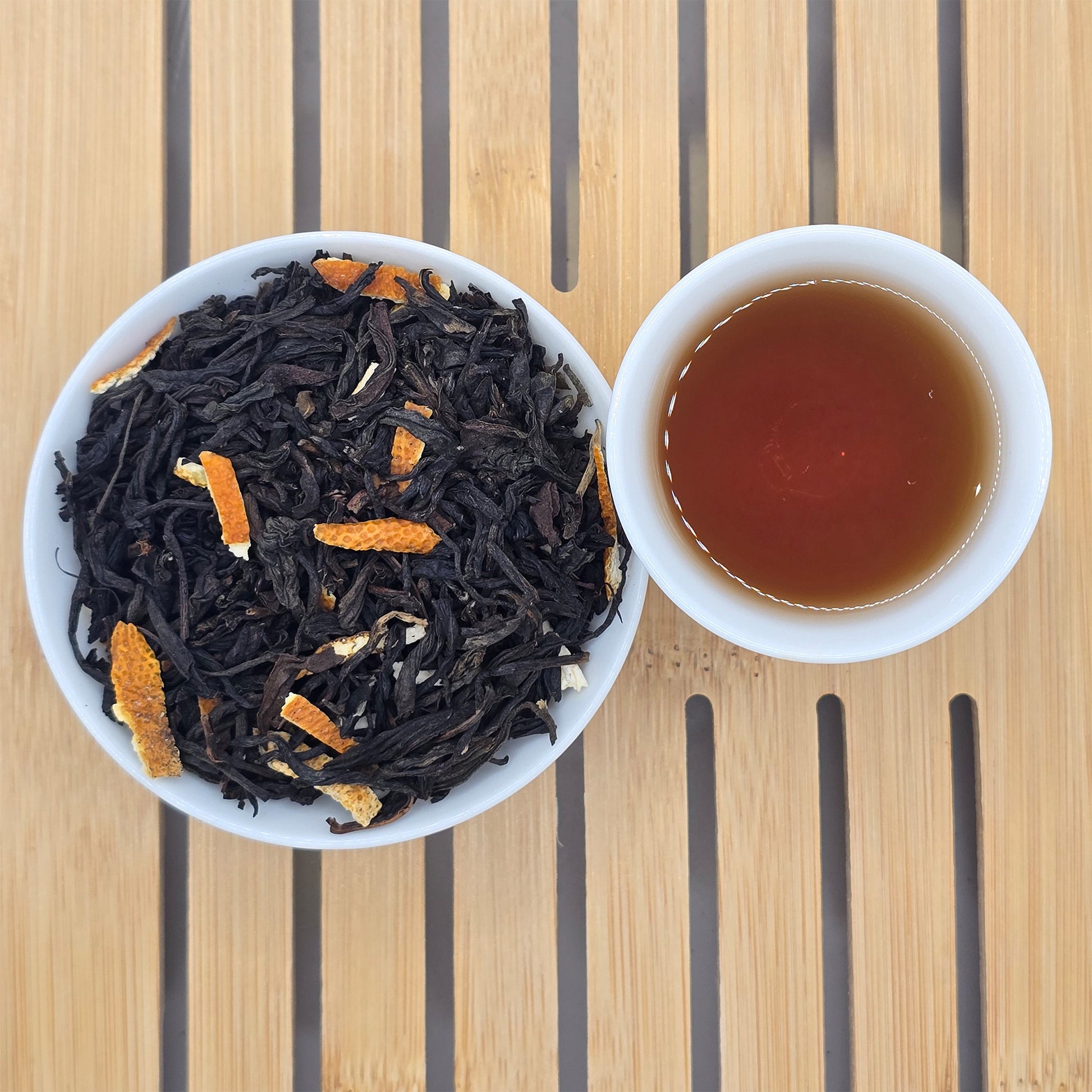 The finest Earl Grey Tea with Chen Pi, Lapsang Souchong Black Tea Base