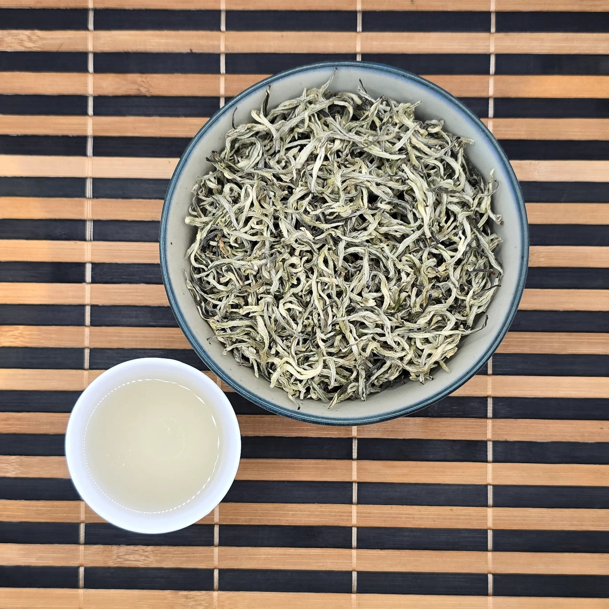 Premium Yunnan Pure Bud Pekoe “Silver Silk” Twisted Loose Green Tea - Great Tea!