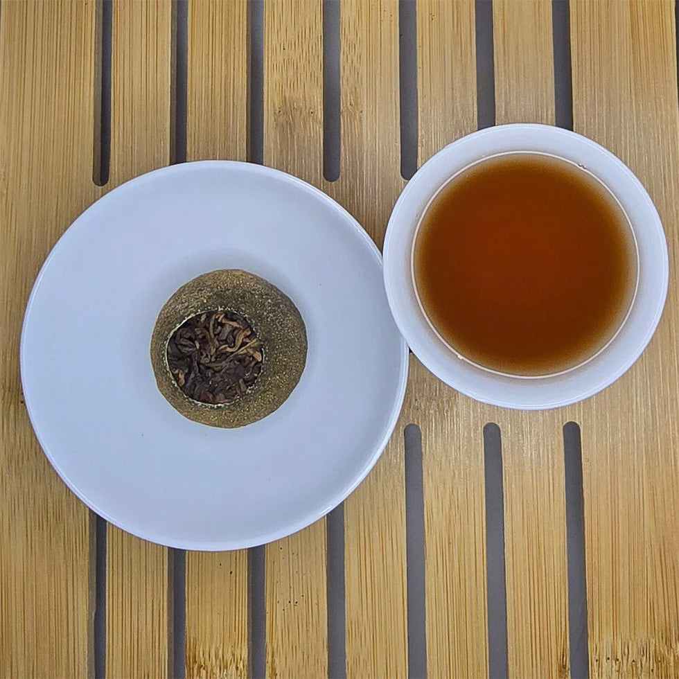 Puer Tea Oranges (Chenpi Xiao Qing Gan)