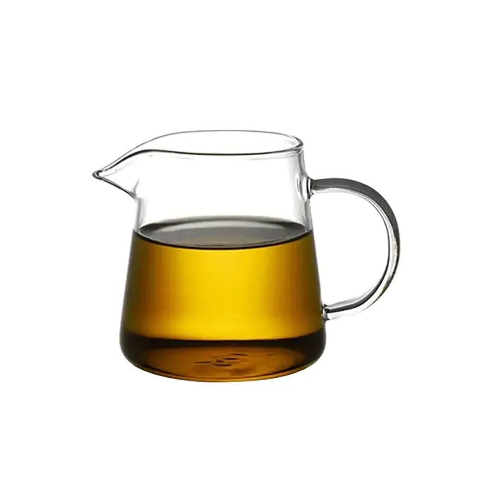 250ml Glass Tea Jug, an exclusive glass pouring jug for use with tea sets.