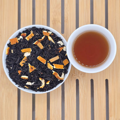 Qimen Earl Grey Tea with Chen Pi - Keemun Black Tea with Bergamot and Aged Tangerine Peel