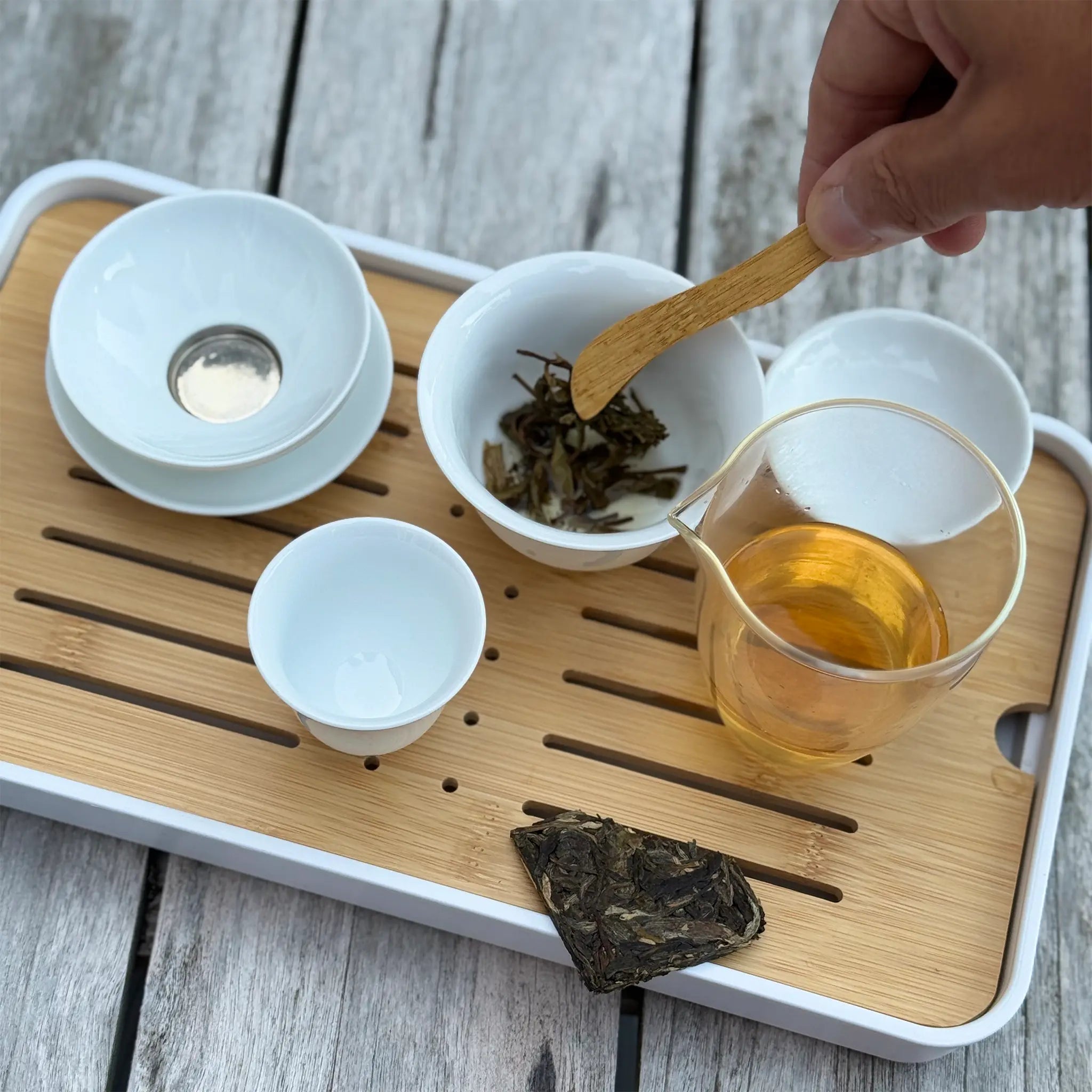 Yunnan Old Tree Sheng Puerh – 8g Biscuit Raw Puer Tea - Great Tea!