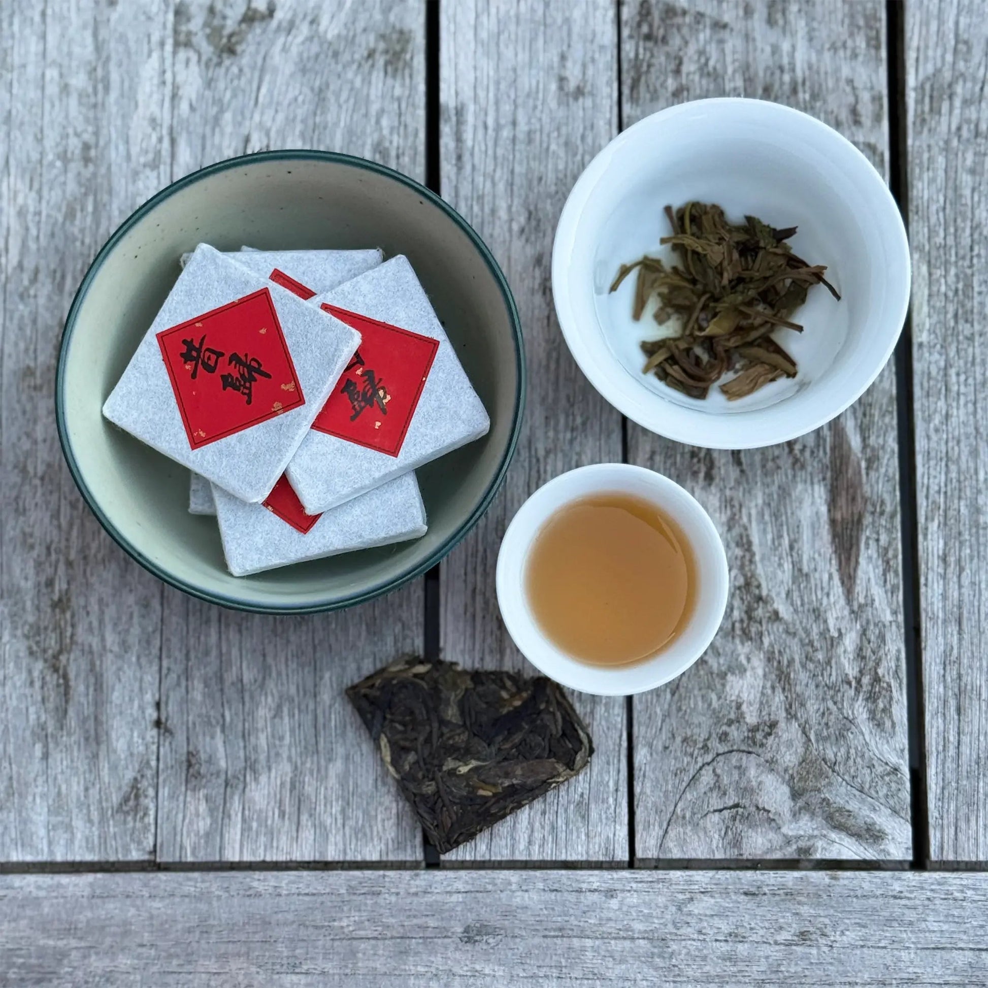 Yunnan Old Tree Sheng Puerh – 8g Biscuit Raw Puer Tea - Great Tea!